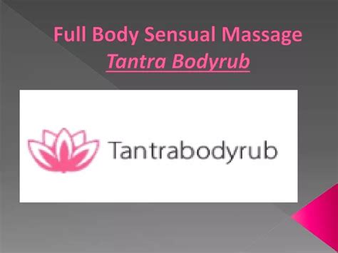 Full Body Sensual Massage Sexual massage Zytkavicy